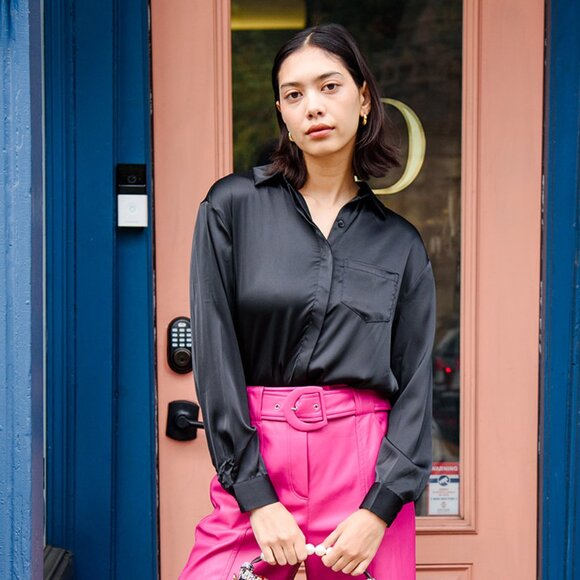 Bella Blouse, Black - Picture 1 of 3